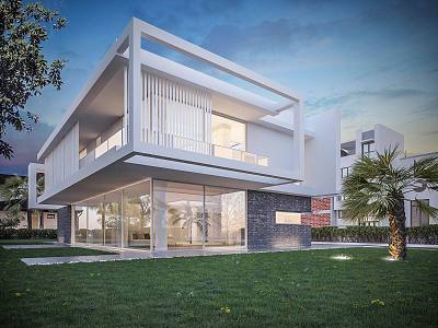 Modern Villa Homestay 3d model