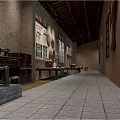 Traditional Rural Interior Featuring Grain Filled Baskets Old Wooden Tool And Wall Art