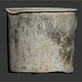 Old Rusty Metal Cup With Handle For Daily Household Use