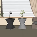 Modern side a few side a few corner a few 3d model
