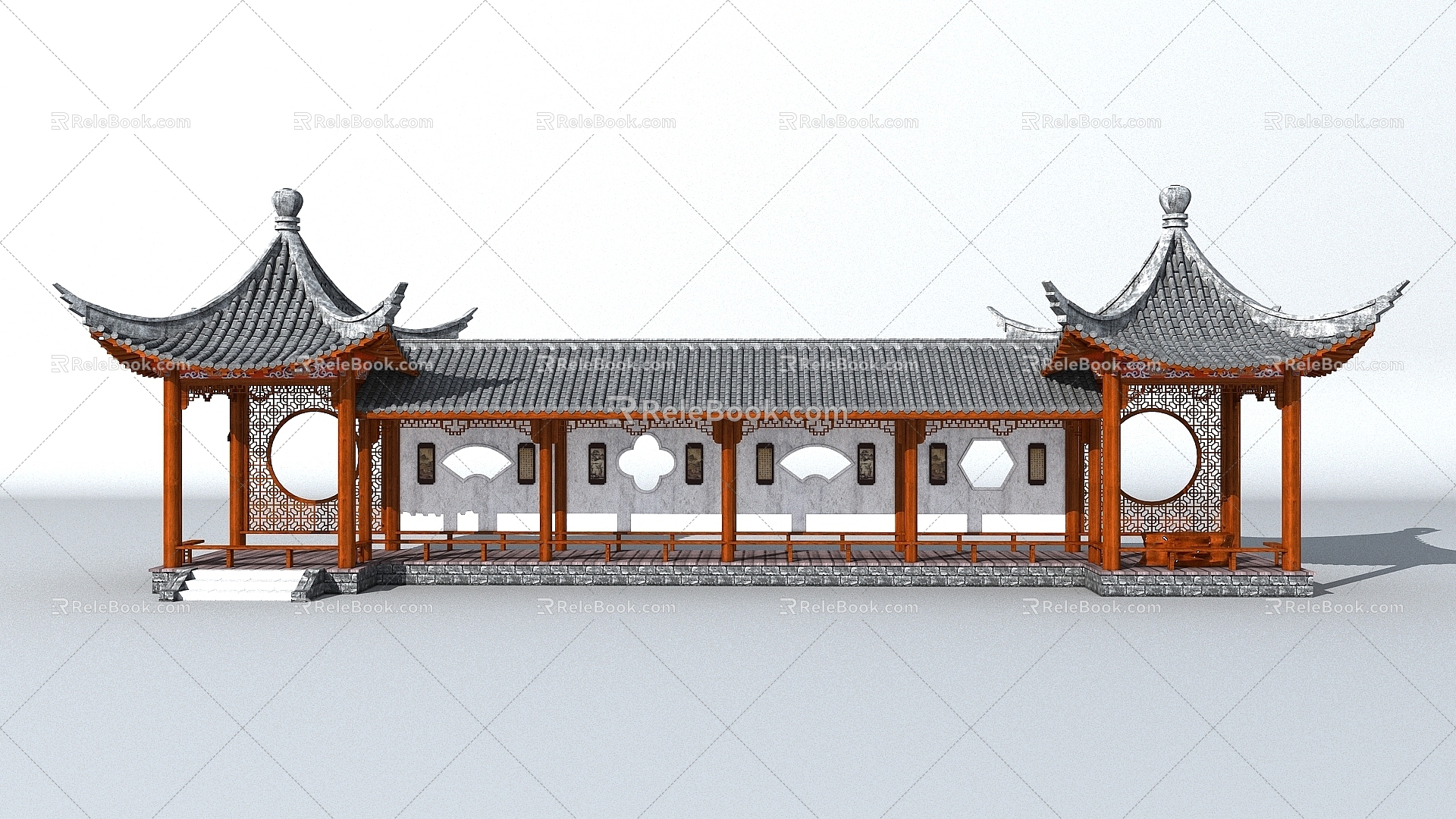 Pavilion Corridor Pavilion 3d model