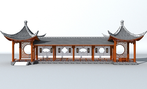 Pavilion Corridor Pavilion 3d model