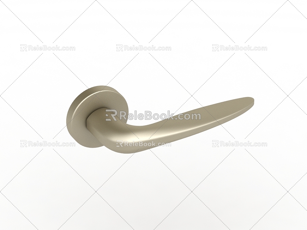 Modern Door Handle 3d model