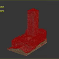 Tower defense sentry tower air defense watchtower observatory tower loft 3d model