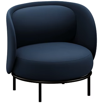 Tonon Italia Modern Italian Fabric Leisure Chair Armchair Sofa Chair Single Person Sofa 3d model