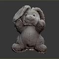 Cute Soft Plush Rabbit Stuffed Toy With Adorable Design For Home Decor Furniture