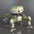 Robot Attack Robot Intelligent Robot Science Fiction Robot Future High-tech Low Face Number Low Model Simple Model Film and Television Level Super Realism 3d model