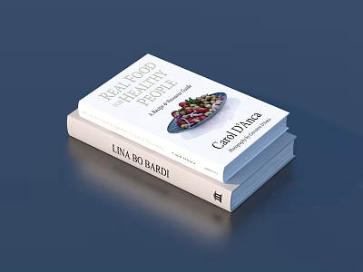 Real Food Healthy People Cookbook By Cathrine Diana With Ilya Bo Marcin 3d model