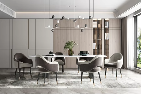 Modern Restaurant 3d model