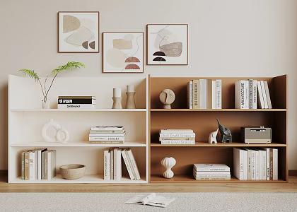 Modern Storage Rack 3d model