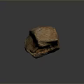 Artistic Stone Wood Carving Featuring Ammonite Fossil Design And Natural Texture