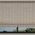 New Chinese Zen Rolling Shutter 3d model