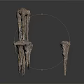 Natural Cave Rock Formations With Icicle Like Drip Stones And Textured Surfaces
