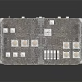 Detailed Multi Storey Building Model With Commercial Shopfronts Window Details And Top Floor Decorations