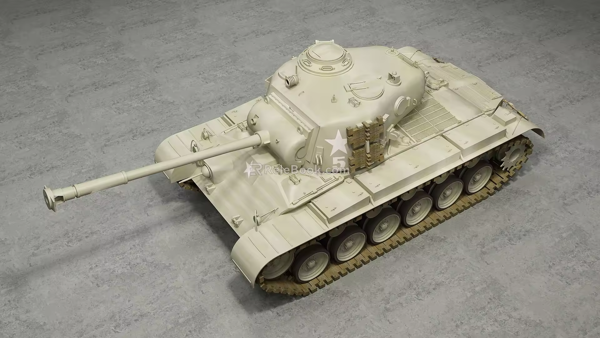 Modern Tanks 3d model