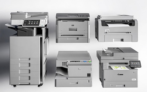 Printer Copier Office Equipment 3d model