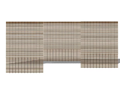 Modern Bamboo Curtain Bamboo Curtain Rolling Shutter 3d model