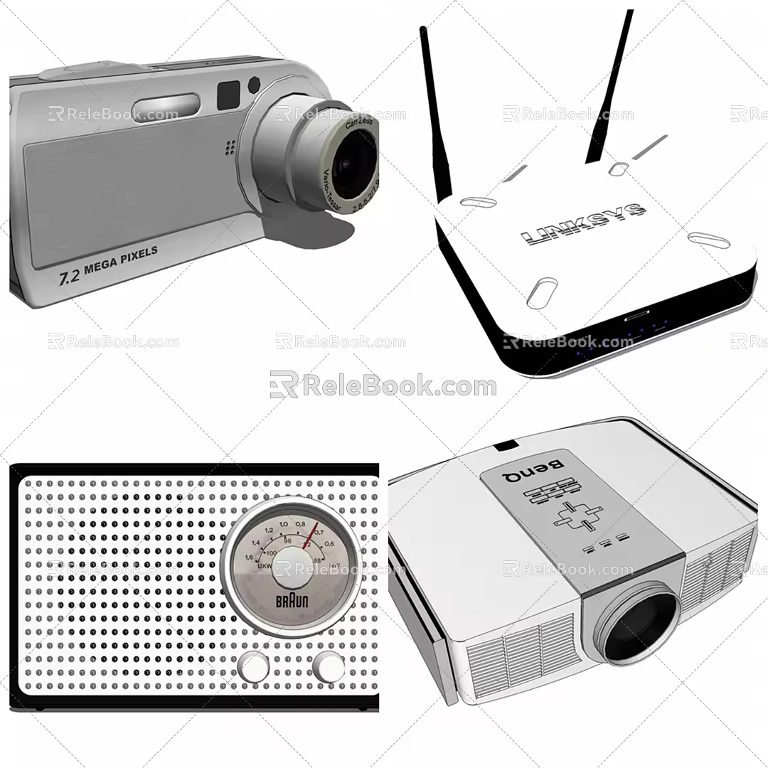 Modern Camera Camera Combination 3d model
