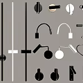 Modern wall lamp 3d model