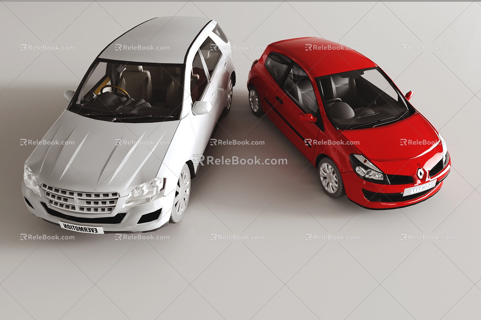 Automotive New Energy Electric Vehicle Automotive Portfolio 3d model