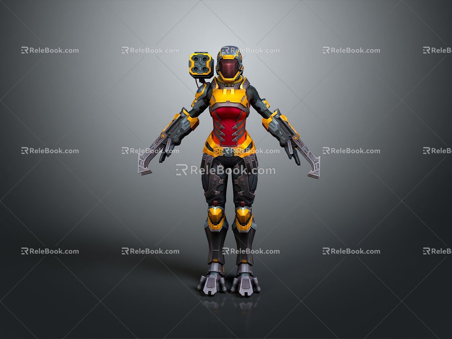 Sci-fi Beauty Cyber Beauty Sci-fi Woman Warrior Future Woman Warrior Sci-fi Lady Soldier Cyber Woman Warrior 3d model