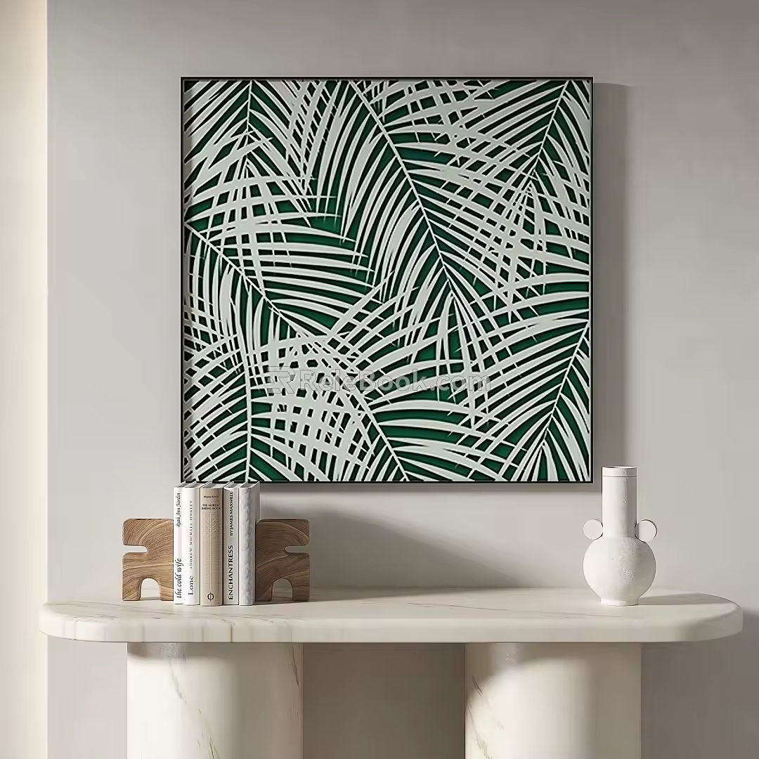 Simple abstract decorative painting 3d model