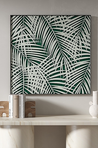 Simple abstract decorative painting 3d model