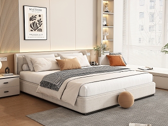 Modern Bed 3d model