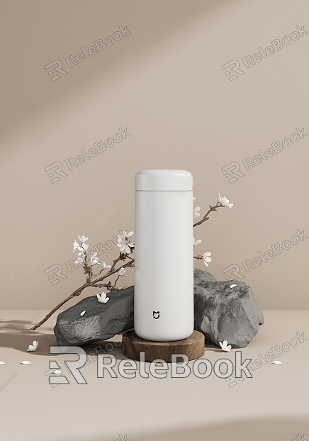 Water Cup Beautiful Chen Desktop Ornaments model