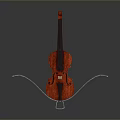 Violin Violin Cartoon Violin Animation Violin Instrument String Western Instrument 3d model