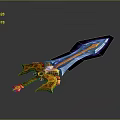 Ancient Sword Game Sword Magic Sword Magic Sword Magic Sword Magic Sword Magic Sword Officer Sword 3d model