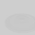Decorative Circular Ceiling Medallion With Central Hole And Ornate Edge Details
