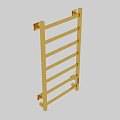Golden Bathroom Towel Rack Stylish Functional Bathroom Accessories for Modern Bathroom