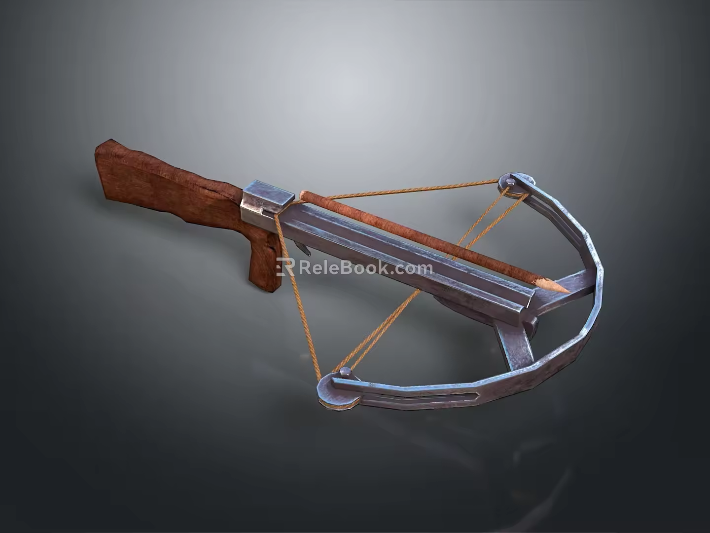 Crossbow Mechanical Crossbow Shift Bow and Arrow Shoot Far Equipment Weapons High-tech Crossbow 3d model
