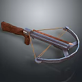 Crossbow Mechanical Crossbow Shift Bow and Arrow Shoot Far Equipment Weapons High-tech Crossbow 3d model