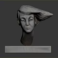 Metal Medical Device Human Head Model For Anatomical Teaching And Training