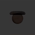 Modern Bar Stool With Leather Seat Curved Backrest And Metal Base Design