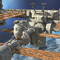 Space Station 3D Model 3d model