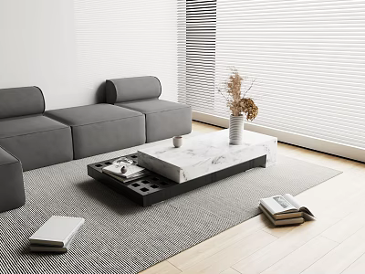 Modern coffee table 3d model