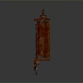 Clock Wall Clock Retro Clock Retro Clock Large Clock Pendulum Furnishings 3d model