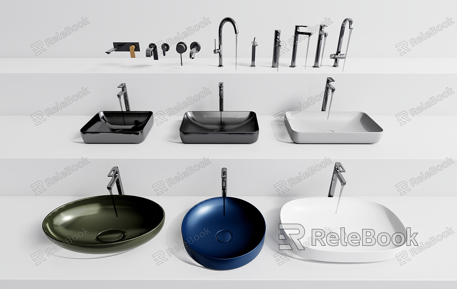 Modern wash basin wash table basin wash basin stainless steel faucet model