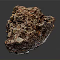 Natural Wooden Stone With Earthy Brown Texture And Rough Surface