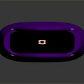 Purple Stylish Handbag With Elegant Design And Metal Accents For Daily Use