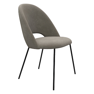 Modern Simple Leisure Chair 3d model