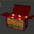 Open Red Explosive Weapon Box Containing VIMR12 SUPERDECK Detonators And Labels