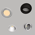 Modern Ceiling Downlights And Spotlights In Different Colors For Home Lighting
