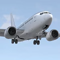 Highly Detailed Passenger Aircraft With Four Liveries And Cockpit Interior View