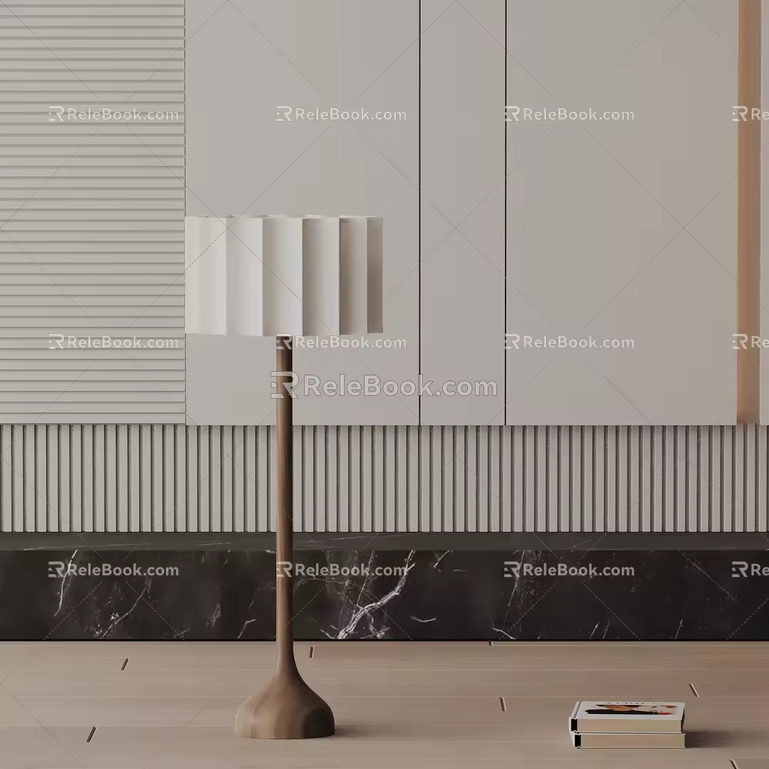 Modern floor lamp 3d model
