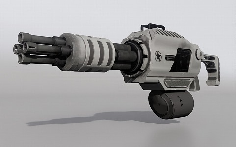 Sci-fi Gun 3d model