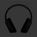 High Quality Black Over Ear Headphones with Plush Ear Cushions for Computer Users